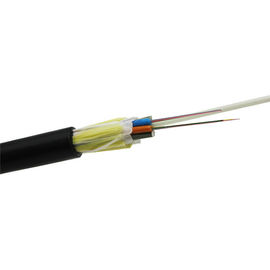 ADSS 12 Çekirdek Fiber Optik Kablo 100m Açıklıklı Tüm Dielektrik Kendiliğinden Desteklenen Anten