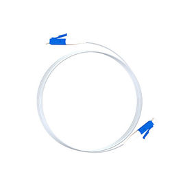 PVC Beyaz Fiber Optik Yama Kablosu Lc Fiber Pigtail Simplex 0.9 MM 1.5 M G652D