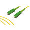 Sarı Tek Modlu Optik Yama Kablosu / PVC Sc Apc Yama Kablosu 3 Metre